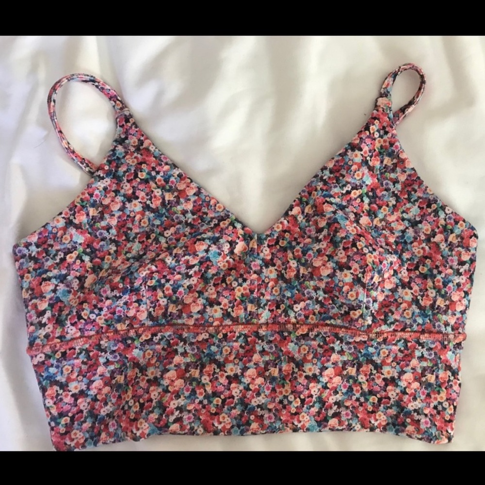 Lululemon Floral Prism Sports Bra